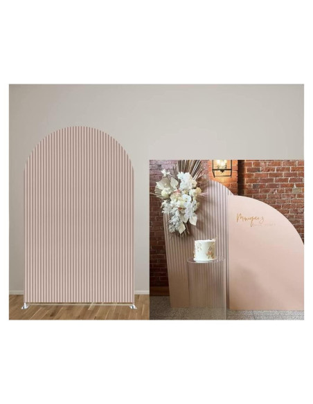 Cubiertas de Tela Arqueadas Rosa Claro 200x90cm para Eventos Cubiertas de Tela Arqueadas Rosa Claro 200x90cm para Eventos