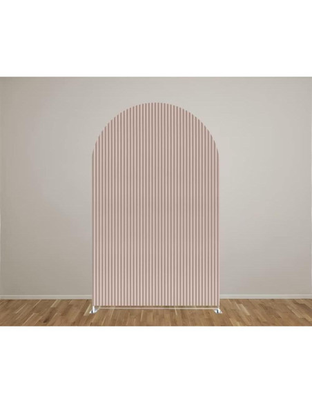 Cubiertas de Tela Arqueadas Rosa Claro 200x90cm para Eventos Cubiertas de Tela Arqueadas Rosa Claro 200x90cm para Eventos