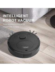 Robot Aspirador y Mopa Genérico SD-8028, 2-en-1, 0.45kg 2