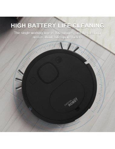 Robot Aspirador y Mopa Genérico SD-8028, 2-en-1, 0.45kg