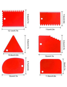 Juego de 6 herramientas de cerámica NADUSEP para modelar arcilla 2