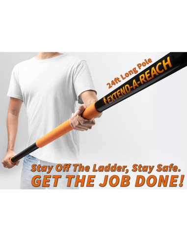 Kit Limpiaparabrisas Telescópico Extend-A-Reach 7.32m 2 en 1