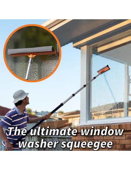 Kit Limpiaparabrisas Telescópico Extend-A-Reach 7.32m 2 en 1