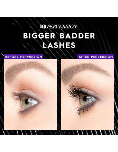 Máscara Voluminizadora Urban Decay Perversion 3.85 ml - Negro Intenso