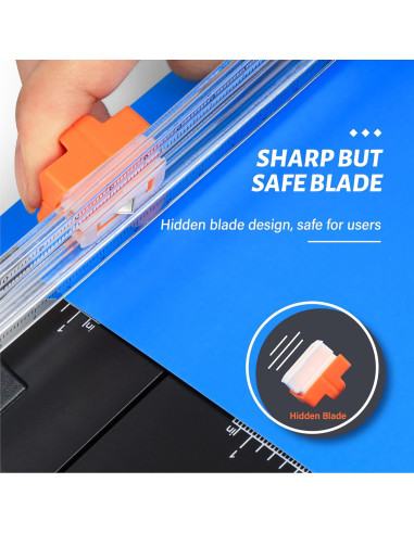 Cortadora de Papel Evteck 30.48 cm Deslizante con Seguridad