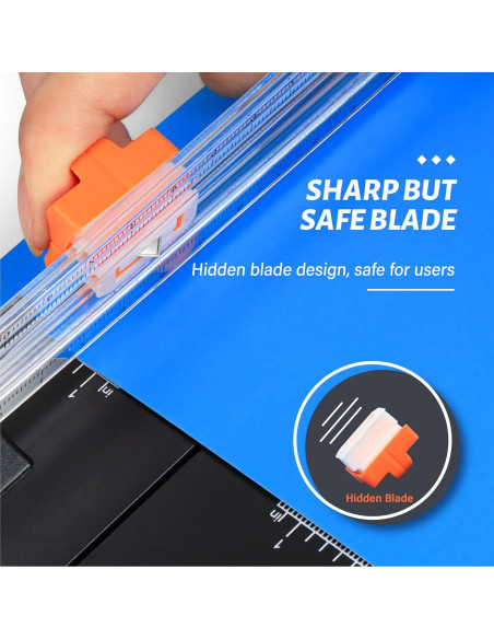 Cortadora de Papel Evteck 30.48 cm Deslizante con Seguridad