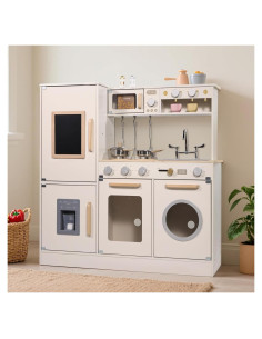 Juego de Cocina de Madera Pithfor para Niños 3+ Años