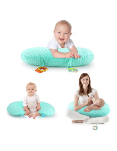 Cojín de Lactancia Multifuncional RoamReady 10-en-1 Verde