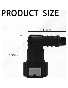 Conectores Rápidos de Combustible Msyuusr 2 PCS Nylon 9.49mm 2