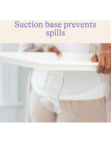 Bomba de Pecho de Silicona Lansinoh 113.4 ml Manual Portátil