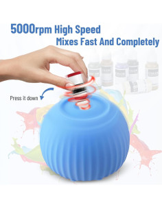 Mezclador Vortex eLabPal VM113, Mini Agitador 5000RPM 2