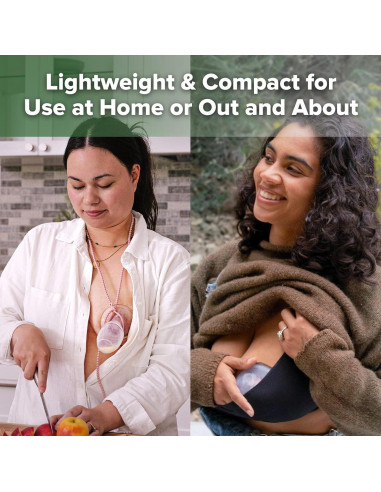 Bomba Manual de Lactancia Haakaa 100ml y Colector Ladybug 75ml