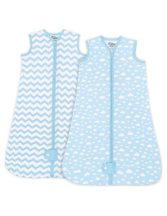 Saco de Sueño Comfy Cubs Azul 100% Algodón Mediano 6-12 Meses