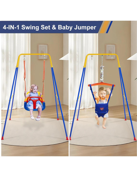Columpio 3 en 1 Luxdsgn para Bebés y Niños de 6 Meses a 10 Años Columpio 3 en 1 Luxdsgn para Bebés y Niños de 6 Meses a 10 Años