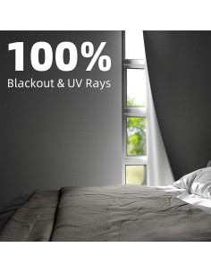 Cortinas de Oscurecimiento Portátiles NIGHTON 180x145cm 100% Opacas 2