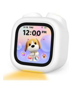 Reloj Despertador Digital PawPal Think Academy con Pantalla Táctil