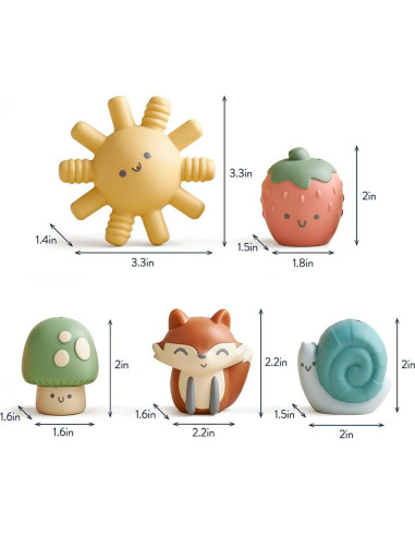 Conjunto de Juguetes de Baño Itzy Ritzy - 4 Marionetas y 1 Juguete