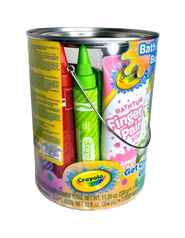 Cubeta de Actividades de Baño Crayola 30 Piezas para Niños