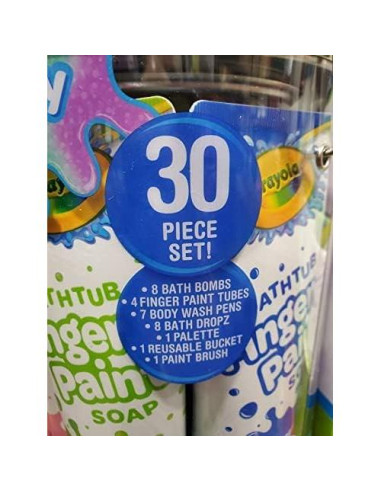 Cubeta de Actividades de Baño Crayola 30 Piezas para Niños