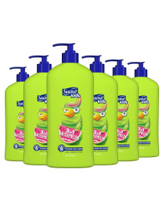 Suave Kids 3 en 1 Gel de Baño, Champú y Acondicionador Sandía 6x18oz
