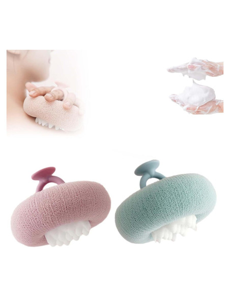 Bola de Baño 2 en 1 Yilia con Ventosa Girasol Suave 11x9cm