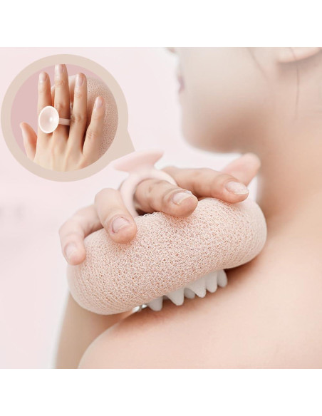 Bola de Baño 2 en 1 Yilia con Ventosa Girasol Suave 11x9cm