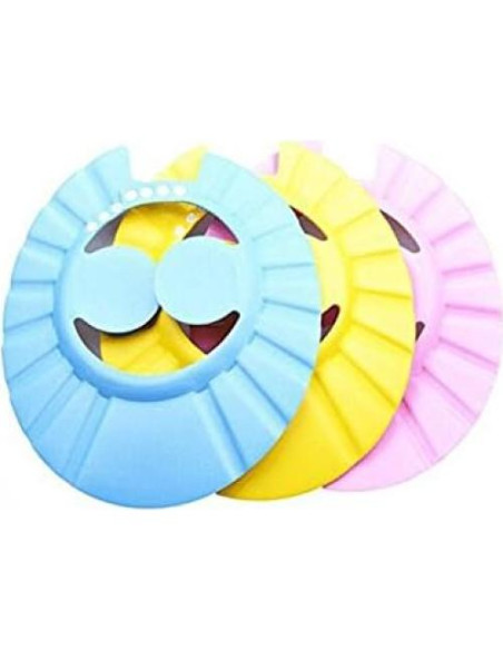 3 Gorros de Baño Ajustables para Bebés - EVA Ecológica