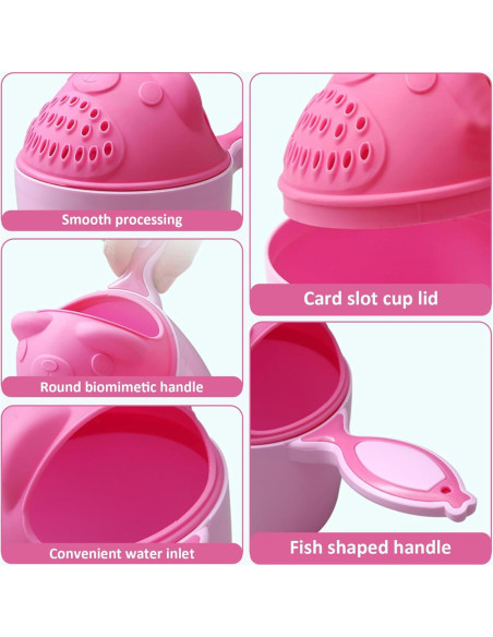 Taza Enjuagadora para Bebés Oso Cartoon PP 12x12x10cm