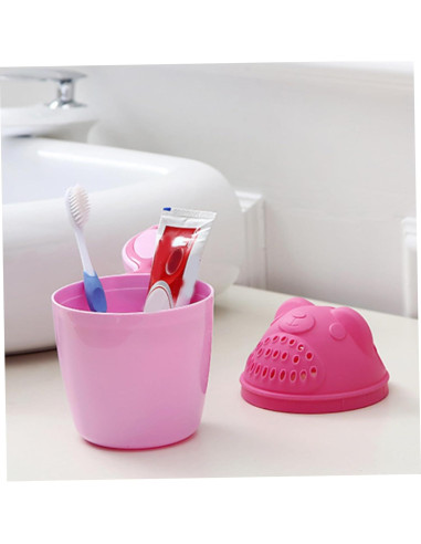 Taza Enjuagadora para Bebés Oso Cartoon PP 12x12x10cm