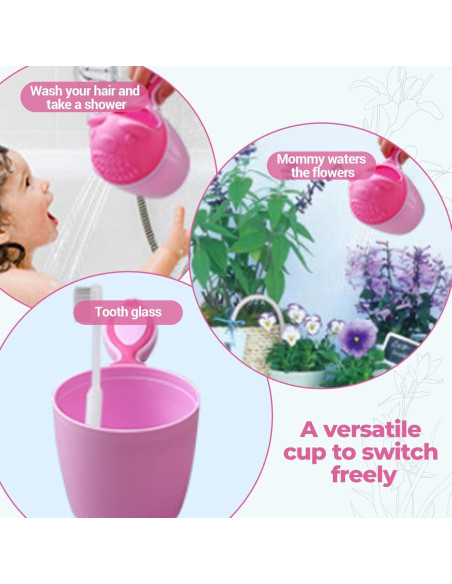 Taza Enjuagadora para Bebés Oso Cartoon PP 12x12x10cm