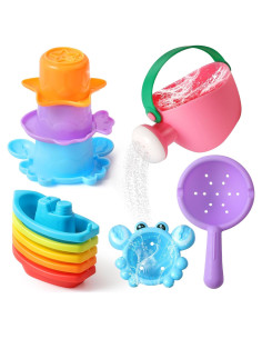 Juguetes de baño para bebés ZHIHUAN 10 PCS color aleatorio