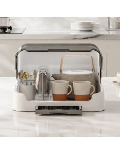 Secador de Biberones OCUhome Gris con Bandeja Drenaje Removible 2