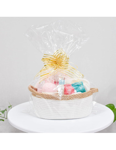 Cesta de Almacenamiento Pequeña ABenkle 30.5x20.3x12.7cm Algodón