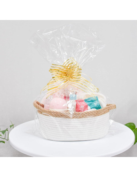 Cesta de Almacenamiento Pequeña ABenkle 30.5x20.3x12.7cm Algodón