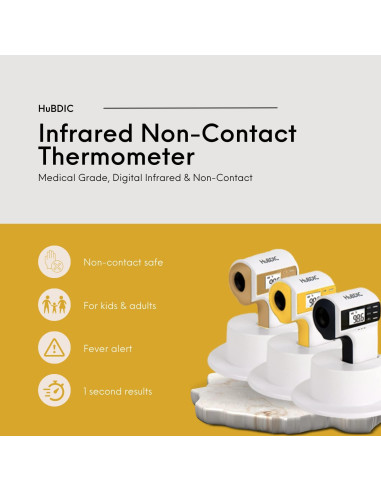 Termómetro Digital Infrarrojo HuBDIC FS-300 Sin Contacto