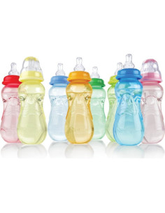 Botellas Nuby Sin Goteo 295 ml Paquete de 3 Colores Variados 2