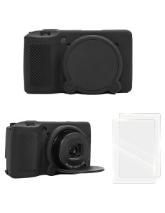 Funda de Silicona Rieibi para Cámara Ricoh GR III/GR IIIx con 2 Protectores