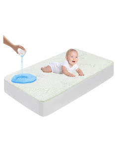 Protector de Colchón Impermeable GOONIK para Cuna 132x71 cm
