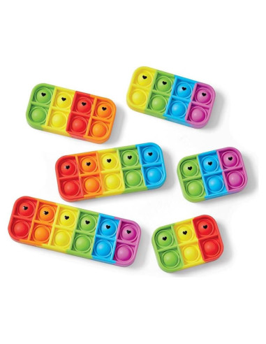 Caja Elkonin hand2mind Sensory Bubble Poppers 6 Poppers