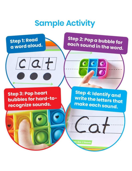 Caja Elkonin hand2mind Sensory Bubble Poppers 6 Poppers