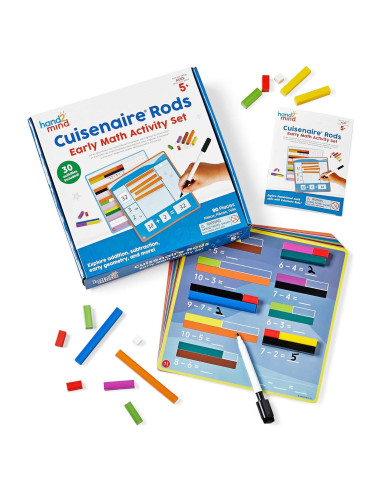 Varillas Cuisenaire hand2mind - Manipulativos Matemáticos K-2