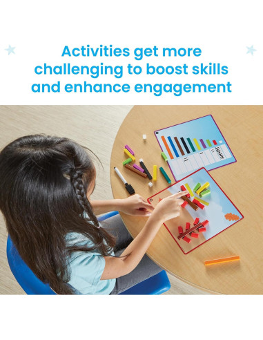 Varillas Cuisenaire hand2mind - Manipulativos Matemáticos K-2