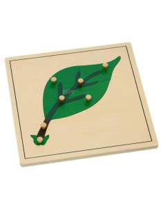 Rompecabezas de Hoja Elite Montessori 24x24 cm para Niños