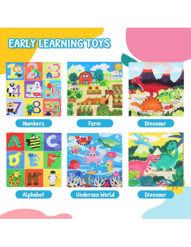 Caja de Tejidos Montessori URMYWO para Bebés 0-1 Año