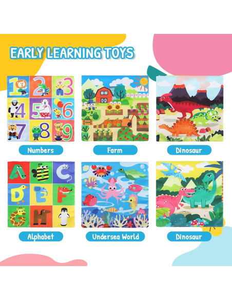 Caja de Tejidos Montessori URMYWO para Bebés 0-1 Año Caja de Tejidos Montessori URMYWO para Bebés 0-1 Año