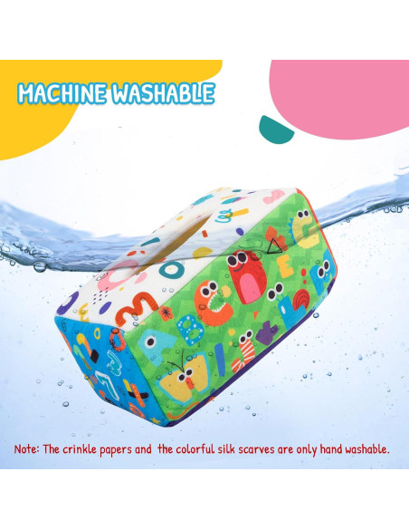 Caja de Tejidos Montessori URMYWO para Bebés 0-1 Año Caja de Tejidos Montessori URMYWO para Bebés 0-1 Año