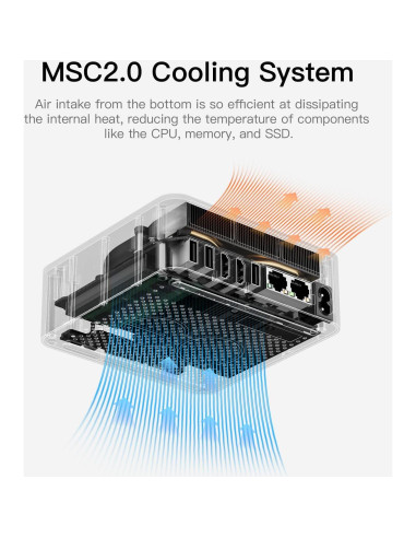 Mini PC Beelink EQR5 AMD Ryzen 5 5650U 8GB 500GB SSD