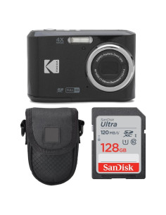 Cámara Digital Kodak PIXPRO FZ45 Negra 16MP Zoom 4x 2.7" LCD