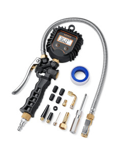 Manómetro Digital de Neumáticos AstroAI 250 PSI con Inflador 2