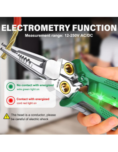 Pelacables 8 en 1 Bssymay con probador de voltaje y crimpador 2